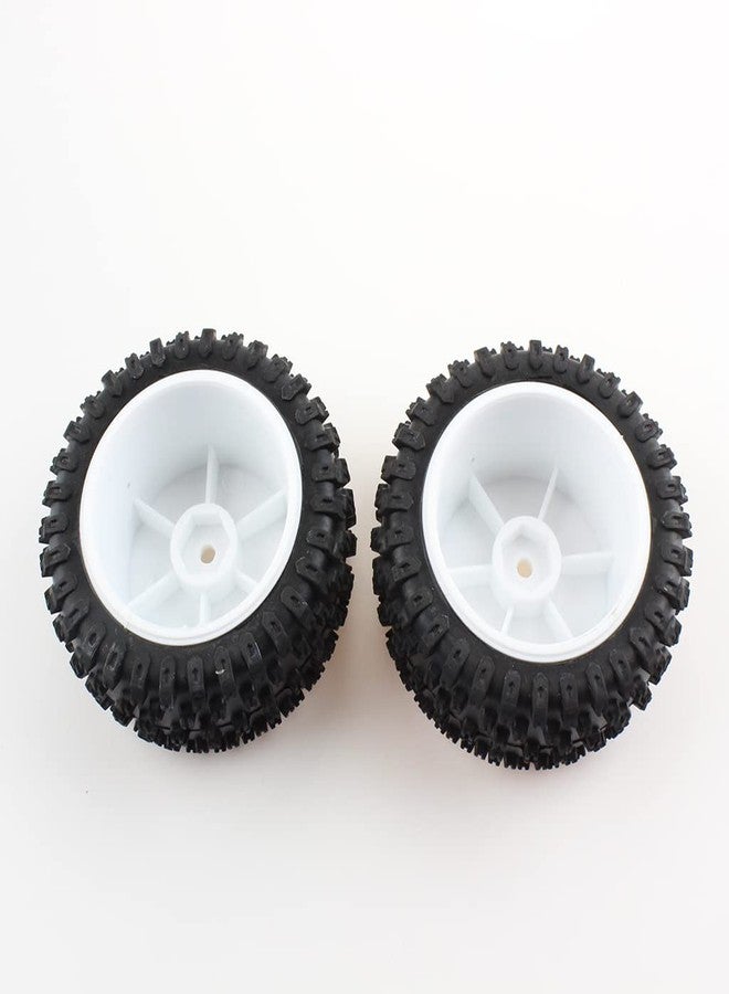 KingVal Replacement 2PCS Rear Tire Tyre Wheel RC Spare Parts Compatible with WLtoys 124007 RC Car - Image 5